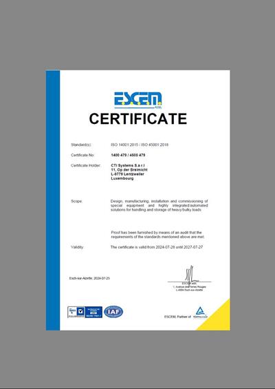 ISO 14001:2015 / ISO 45001:2018 (EN)